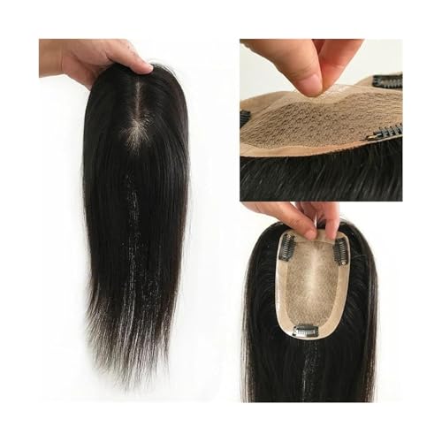 Haartopper, Haar-Topper, Haarteile for Frauen, glatte Teile mit Clips(25cm (10inch)) von DMBBSAPBSH