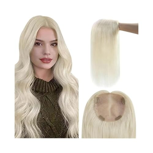 Haartopper, Haar-Topper, Haarteile for Frauen, glattes Haarteil(14 Inch(35cm)) von DMBBSAPBSH