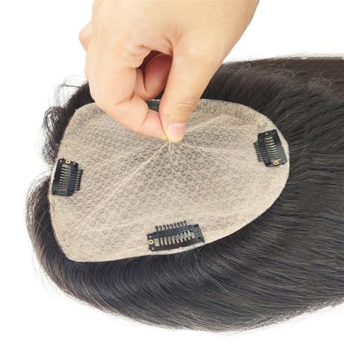 Haartopper, Haar-Topper, Haarteile for Frauen mit 4 Clips for dünner werdendes Haar(20 Inch) von DMBBSAPBSH