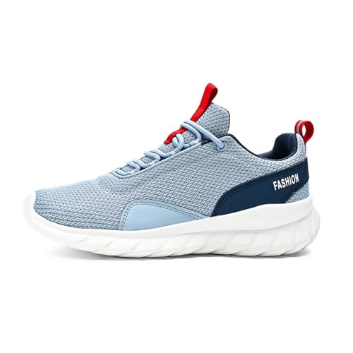 Mens Fashion Sneakers Slip On Shoes Casual Shoes Lightweight Comfortable Walking Running Shoes(Color:Blue,Size:EU 38) von DMGYCK