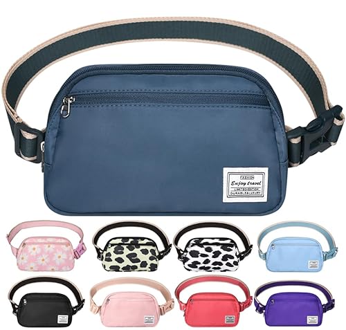 DMluna Bauchtasche Damen Gürteltasche Herren, Sport Mode Hüfttaschen Frauen Brustbeutel Umhängetasche Crossbody Bag mit verstellbarem Riemen von DMLuna