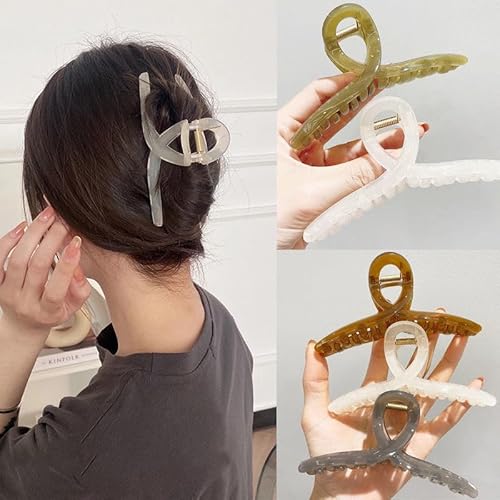 5 Stück Groß Haarklammer, Haarspangen Damen Dickes Haar Hair Clips for Women with Thick Thin Long Hair, Thick Thin Long Hair haarklammer damen von DMOYS