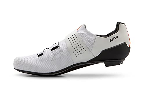 DMT Unisex Sh10 Rennradschuhe, weiß/schwarz von DMT