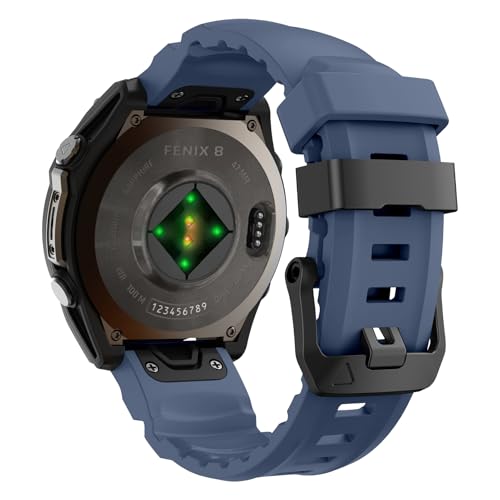 Quickfit-Uhrenarmbänder für Garmin Fenix 8 51 mm Band/Fenix 5X/Fenix 7X/6X/5X Plus/6X Pro für Herren, robustes Silikon-Ersatz-Sportarmband für Garmin Fenix 3/Tactix Delta/EPIX Pro 51 mm/Enduro 3, 26 Quickfit-Uhrenarmbänder für Garmin Fenix 8 51 mm Band/Fenix 5X/Fenix 7X/6X/5X Plus/6X Pro für Herren, robustes Silikon-Ersatz-Sportarmband für Garmin Fenix 3/Tactix Delta/EPIX Pro 51 mm/Enduro 3, 26 von DMVEIMAL