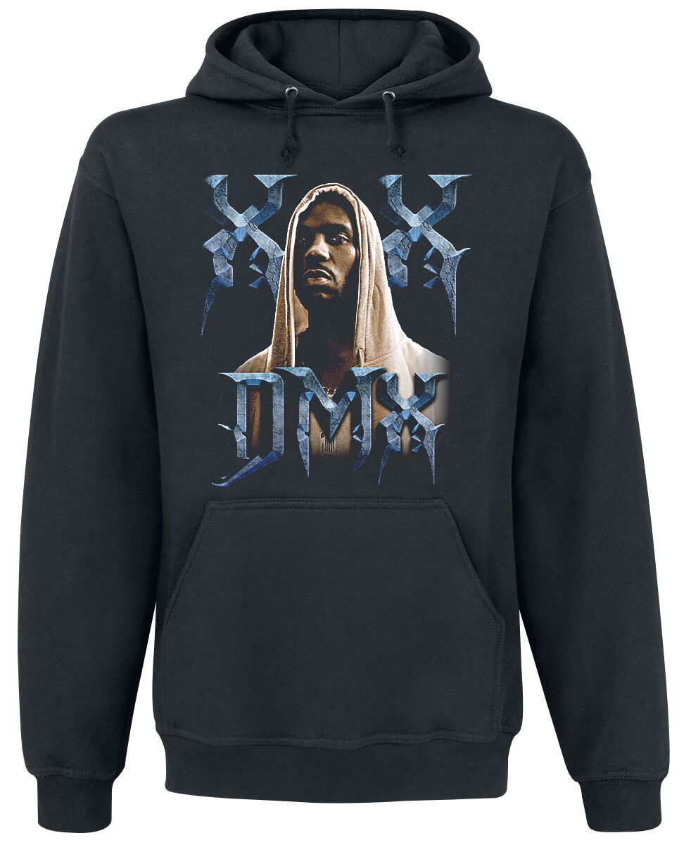 DMX Kapuzenpullover - XX - S bis XXL - für Männer - Größe L - schwarz  - Lizenziertes Merchandise! von DMX