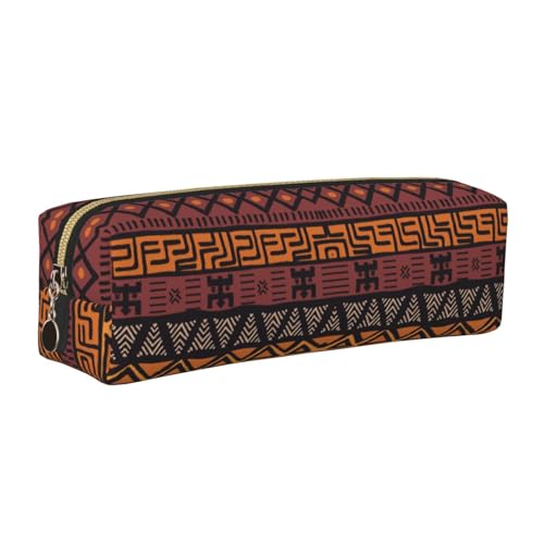 DNBCLEZK Federmäppchen aus afrikanischem Schlammstoff, niedliches Leder-Federmäppchen, hochwertiger glatter Reißverschluss, langlebiger Metallabzieher, Designer-Schreibwaren-Organizer für Schule, Büro DNBCLEZK Federmäppchen aus afrikanischem Schlammstoff, niedliches Leder-Federmäppchen, hochwertiger glatter Reißverschluss, langlebiger Metallabzieher, Designer-Schreibwaren-Organizer für Schule, Büro von DNBCLEZK