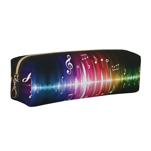 DNBCLEZK Federmäppchen mit Musiknoten, niedliches Leder-Federmäppchen, hochwertiger glatter Reißverschluss, langlebiger Metallabzieher, vollständiger Druck, Designer-Schreibwaren-Organizer für Schule DNBCLEZK Federmäppchen mit Musiknoten, niedliches Leder-Federmäppchen, hochwertiger glatter Reißverschluss, langlebiger Metallabzieher, vollständiger Druck, Designer-Schreibwaren-Organizer für Schule von DNBCLEZK