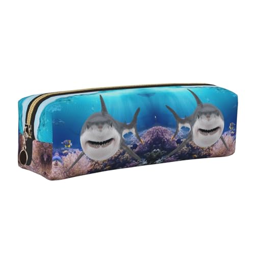 DNBCLEZK Niedliches Federmäppchen aus Leder, hochwertiger glatter Reißverschluss, langlebiger Metallabzieher, Designer-Schreibwaren-Organizer für Schule, Büro, gold, Einheitsgröße von DNBCLEZK