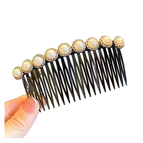 Broken Hairpins for Women Girl Hair Combs Bangs Hair Clips Back Head Headdresses Hair Styling Accessories Black (Color : NO.17) von DNCG