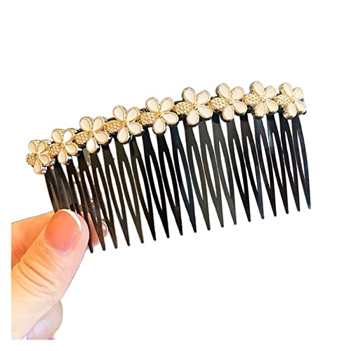 Broken Hairpins for Women Girl Hair Combs Bangs Hair Clips Back Head Headdresses Hair Styling Accessories Black (Color : NO.18) von DNCG