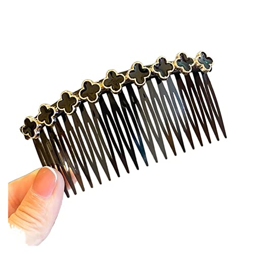 Broken Hairpins for Women Girl Hair Combs Bangs Hair Clips Back Head Headdresses Hair Styling Accessories Black (Color : NO.21) von DNCG