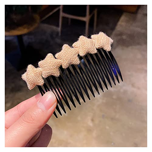 Broken Hairpins for Women Girl Hair Combs Bangs Hair Clips Back Head Headdresses Hair Styling Accessories Black (Color : NO.5) von DNCG