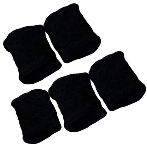 Dicke Haargummis, keine Schäden, breite Haarbänder, Haargummis, 5 Pferdeschwanz-Haargummis, Haar-Accessoires, Pferdeschwanz-Halter, elastische Bänder, Gummibänder, keine Schäden für Damen und Mädchen von DNCG