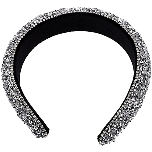 Hochzeitsdekoration, Hochzeitsdekoration, Strass-Stirnband, Diamant-Haarreifen, verziertes Haarband, glänzendes Barock-Stirnband, Haarschmuck for Frauen und Mädchen, Weihnachts-Stirnbänder, Mädchenmod von DNCG