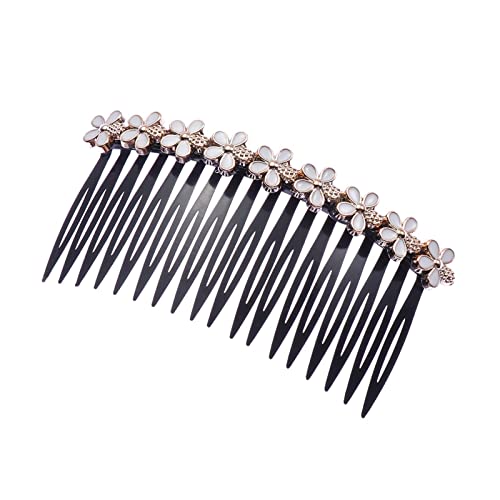 Women Crystal Flower Hair Combs Hairpins Bridal Hair Clips Rhinestone Bun Maker Headpieces Ladies Hair Ornaments Accesso (Color : 15) von DNCG