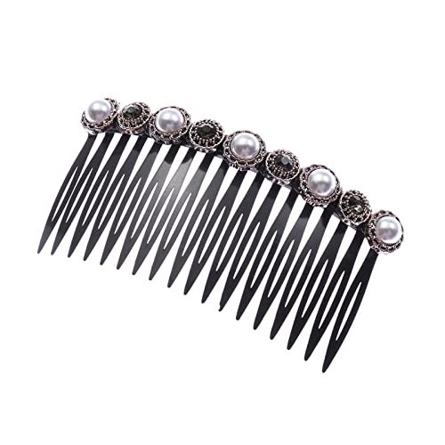 Women Crystal Flower Hair Combs Hairpins Bridal Hair Clips Rhinestone Bun Maker Headpieces Ladies Hair Ornaments Accesso (Color : 19) von DNCG