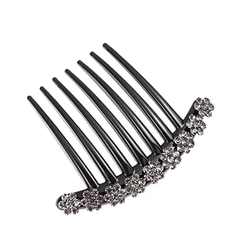 Women Crystal Flower Hair Combs Hairpins Bridal Hair Clips Rhinestone Bun Maker Headpieces Ladies Hair Ornaments Accesso (Color : 3) von DNCG