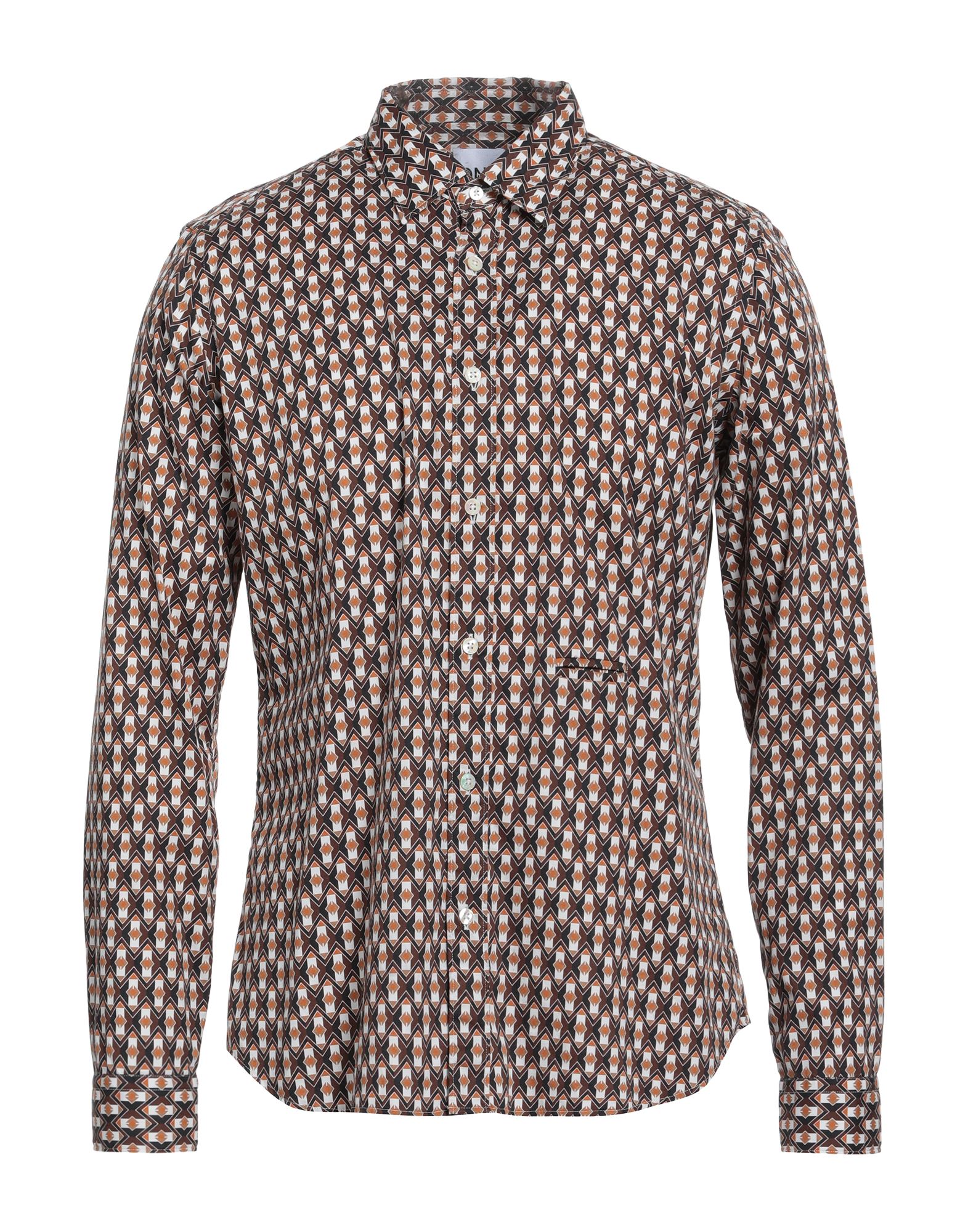 DNL Hemd Herren Dunkelbraun von DNL