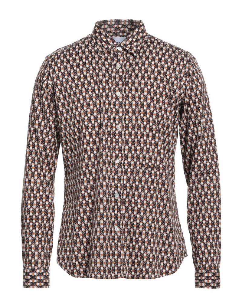 DNL Hemd Herren Dunkelbraun von DNL