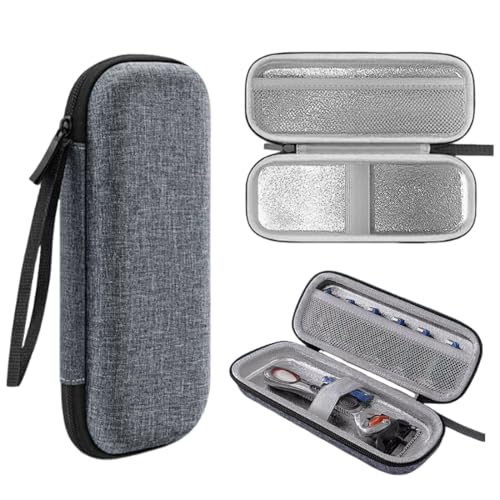 DNMH Tasche Kompatibel mit Gillette Fusion 5 Nassrasierer Herren Tragbar Hart Reise Case Etui Hülle Wasserdicht Tasche für Fusion 5 DNMH Tasche Kompatibel mit Gillette Fusion 5 Nassrasierer Herren Tragbar Hart Reise Case Etui Hülle Wasserdicht Tasche für Fusion 5 von DNMH