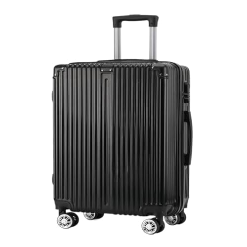 DNZOGW Reisekoffer Gepäck-Trolley-Box, Passwort-Box, Reise-Leder-Box, Stark Verdickter Koffer, Herren- Und Damen-Koffer Trolley (Color : White, Size : A) von DNZOGW