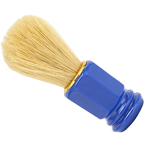Herren-Rasierpinsel, Weiches Haar, Bart-Reinigungsbürste, Herren-Rasierzubehör für den Heimfriseur (Blau) von Doact