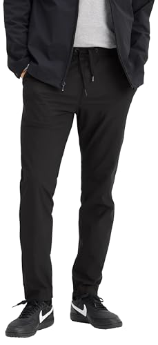 DOCKERS Men's GO AIRWEAVE Jogger Slim Active Pants, Beautiful Black, XL von Dockers