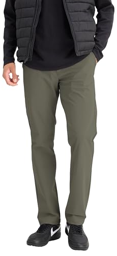 DOCKERS Men's Go Airweave Chino Slim Active Pants, Tea Leaf, 33W/32L von Dockers