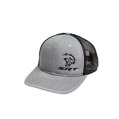 Dodge SRT Hellcat Snapback Trucker, Heather Grey/Black, Einheitsgröße von DODGE