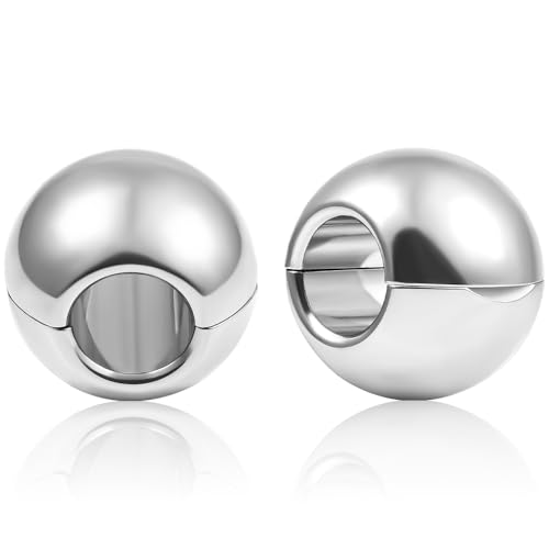 DOEARKO Ohr Gewichte Ohr Flesh Tunnel Vintage Ear Weights Hangers Edelstahl Ohr Piercing Gestreckte Schmuck für Frauen und Männer (Vintage-12mm-Silber) von DOEARKO