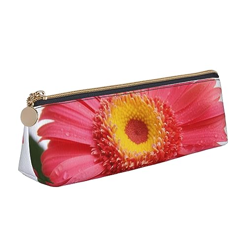 DOFFO Blume Gerbera Gedruckt Niedlich Bleistift Fall Ästhetische Bleistift Tasche Spezielle Stift Fall Kleine Bleistift Tasche Langlebig Bleistift Box Reißverschluss Bleistift Fällen Für Frauen Büro von DOFFO