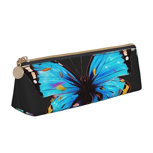 DOFFO Bunte Schmetterling Gedruckt Nette Bleistift Fall Ästhetische Bleistift Beutel Spezielle Stift Fall Kleine Bleistift Tasche Langlebig Bleistift Box Reißverschluss Bleistift Fällen Für Frauen von DOFFO