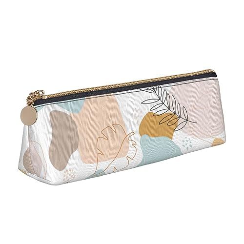 DOFFO Niedliche Größe Blume Grün Gedruckt Niedlich Bleistift Fall Ästhetische Bleistift Tasche Spezielle Stift Fall Kleine Bleistift Tasche Langlebig Bleistift Box Reißverschluss Bleistift Fällen Für von DOFFO