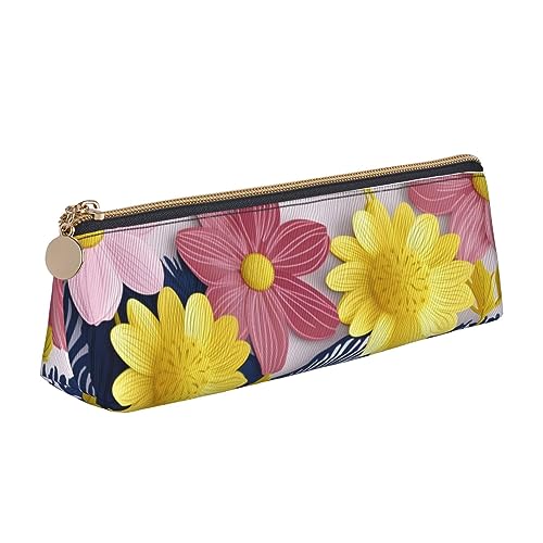 DOFFO Niedliche dekorative Blumen Gedruckt Niedliche Federmäppchen Ästhetische Bleistift Tasche Spezielle Stift Fall Kleine Bleistift Tasche Langlebig Bleistift Box Reißverschluss Federmäppchen Für von DOFFO