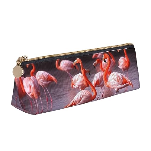 DOFFO Rosa Flamingos Gedruckt Niedlich Bleistift Fall Ästhetische Bleistift Tasche Spezielle Stift Fall Kleine Bleistift Tasche Langlebig Bleistift Box Reißverschluss Bleistift Fällen Für Frauen Büro von DOFFO