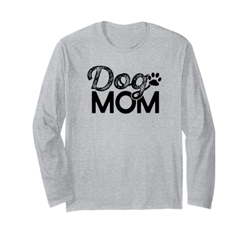 Hund Mama Meme mit Pfotenabdruck Langarmshirt Hund Mama Meme mit Pfotenabdruck Langarmshirt von DOG MOM Fur Mama Puppy Lover Memes