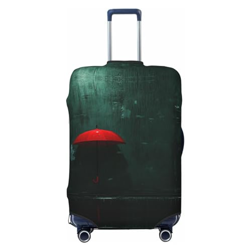 DOGJTYUEH Lonely Regenschirm, großer Koffer-Schutz, Reisegepäck-Abdeckung, Koffer-Schutz, passend für 65–95 cm Koffer, Schwarz, Schwarz , S DOGJTYUEH Lonely Regenschirm, großer Koffer-Schutz, Reisegepäck-Abdeckung, Koffer-Schutz, passend für 65–95 cm Koffer, Schwarz, Schwarz , S von DOGJTYUEH