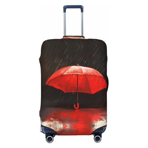 Regenschirm im Regen, großer Kofferschutz, Reisegepäckabdeckung, Koffer-Schutz, passend für 65–95 cm große Koffer, Schwarz, Schwarz , S Regenschirm im Regen, großer Kofferschutz, Reisegepäckabdeckung, Koffer-Schutz, passend für 65–95 cm große Koffer, Schwarz, Schwarz , S von DOGJTYUEH