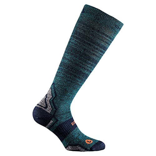 DOGMA Lynx - Snowboard Socken aus Merino Wolle, Skisocken mit leichter kompression, Performance Merinosocken für den Wintersport (green, 39-41) von DOGMA