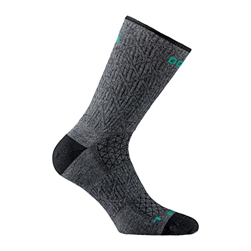 DOGMA MARMOT - leichte Merino Wandersocken für die warmen Tage, Summer Hiking and Trekking Socks, Antislip und Luftdurchlässig (Grey, 42-44) von DOGMA