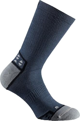 DOGMA Mountain Goat – atmungsaktive Wandersocken mit Merinowolle für die warmen Hiking Tage. Temperaturregulierende, dezent gepolsterte, Trekkingsocken für alle Outdoor Aktivitäten (40-42, Gris) von DOGMA