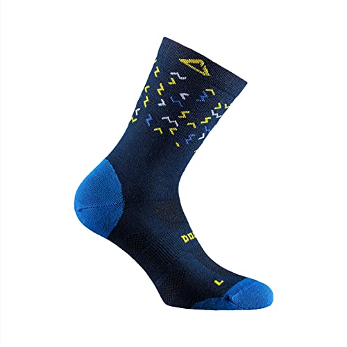 DOGMA Rider – Bikesocken, atmungsaktiv und schnelltrocknend für Damen & Herren. Ideal für MTB, Rennrad, Spinning und Freizeit. Ideale Fahrradsocken für alle Radsportarten (37-39, Blue) von DOGMA