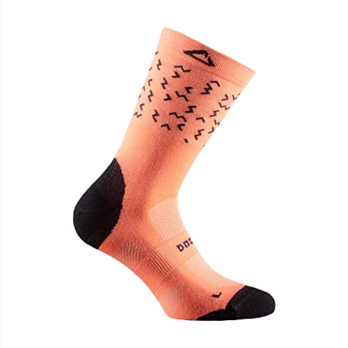 DOGMA Rider – Bikesocken, atmungsaktiv und schnelltrocknend für Damen & Herren. Ideal für MTB, Rennrad, Spinning und Freizeit. Ideale Fahrradsocken für alle Radsportarten (37-39, Salmon) von DOGMA