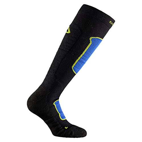 DOGMA Snow Eater - Snowboard Socken aus Merino Wolle, Performance Skisocken, warme Merinosocken für den Wintersport (Indigo, 42-44) von DOGMA