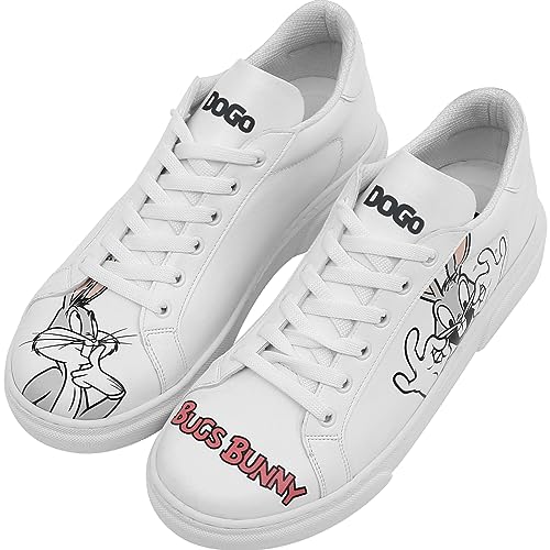 DOGO Damen Ace Sneakers Sneaker, White, 41 EU von DOGO
