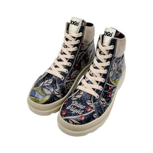 DOGO Adriana Boots - Shine Bright - Vegane Damen Boots und Nachhaltige und Bunte Stiefeletten - Trendige Bequeme Stiefel für Damen von DOGO