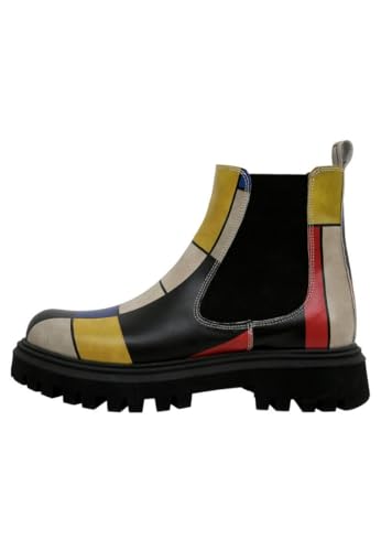 DOGO Aura - Piet Mondrian - Composition - Vegane Damen Boots und Nachhaltige und Bunte Stiefeletten - Trendige Bequeme Stiefel für Damen 38 DOGO Aura - Piet Mondrian - Composition - Vegane Damen Boots und Nachhaltige und Bunte Stiefeletten - Trendige Bequeme Stiefel für Damen 38 von DOGO