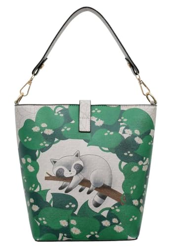 DOGO Bucket Bag - Blissful Journey - Damen Umhängetasche und Spezielle Motive- Schultertasche Damen Handtasche, Shopper Damen Henkeltasche für Büro Schule Einkauf Reise DOGO Bucket Bag - Blissful Journey - Damen Umhängetasche und Spezielle Motive- Schultertasche Damen Handtasche, Shopper Damen Henkeltasche für Büro Schule Einkauf Reise von DOGO