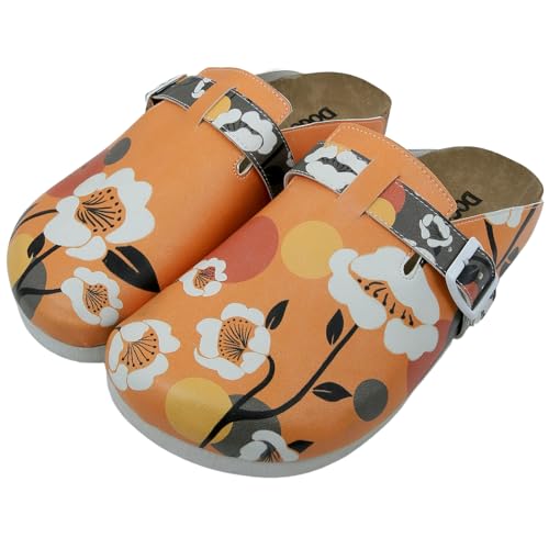 DOGO Clogs für Damen - Veganes Leder und handgefertigte Damen Pantoletten & Clogs, Retrograde, 37 EU von DOGO