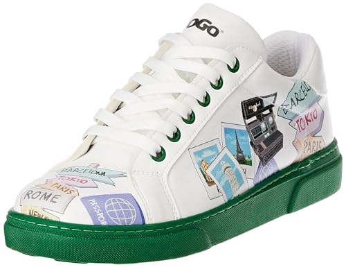 DOGO Damen Ace Sneakers Sneaker, weiß, 38 EU von DOGO